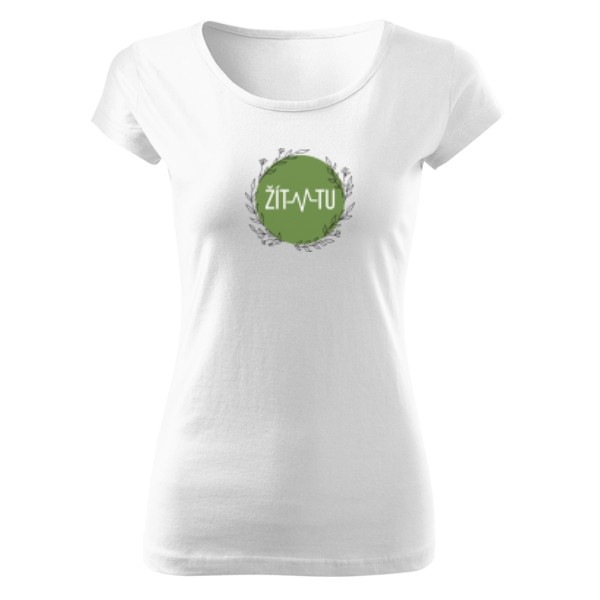 Tričko s potiskem Dámské tričko s motivev zeleně