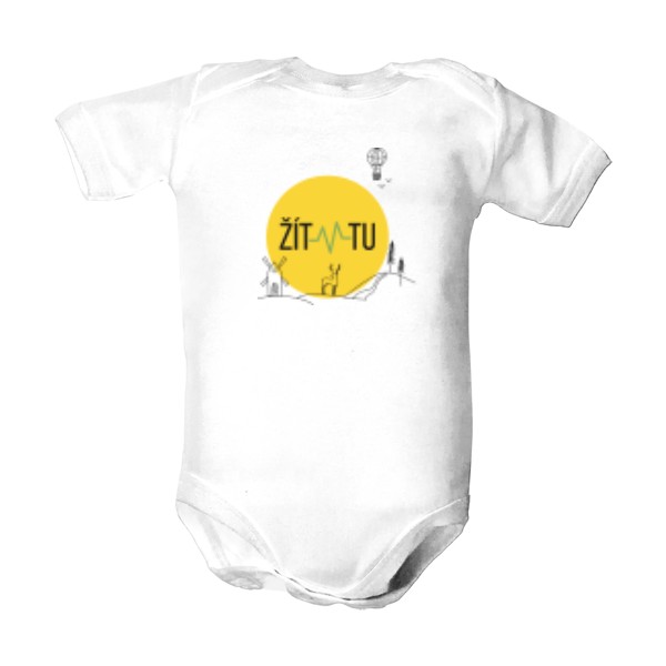 Dětské body  s potiskem Dětské body s motivem cest